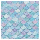 Arthouse Mermazing Scales Ice Blue Wallpaper