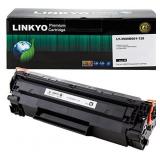 LINKYO Compatible Toner Cartridge Replacement for Canon 128 (Black, 2 Pack)