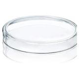 Huanyu 100mm High Borosilicate Glass Petri Dishes with Lids Bacterial Culture Dishes, a Pack of 5PCS
