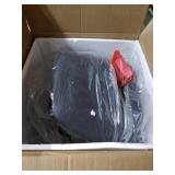 Armen Living Aura Black Bar Height Upholstered Swivel Bar Stool