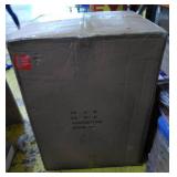 Armen Living Aura Black Bar Height Upholstered Swivel Bar Stool