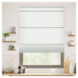 CHICOLOGY Cordless Magnetic Roman ShadesWindow Shades for Home , Roman Shades, Window Treatments , Room Darkening Shades , Roman Window Shades , 35" W X 64" H, Runway Grey (Light Filtering)