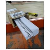 Chicology White Cordless Room Darkening Vinyl Mini Blind with 1 in. Slats 30 in. W x 36 in. L, White (Commercial Grade)