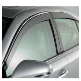 Ventshade 794082 Ventvisor Low Profile Side Window Deflector with Chrome Trim for 2015-2019 Cadillac Escalade ESV