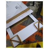 Ideal Pet Products Aluminum Sash ChubbyKat Flap Pet Door Medium White 1.25" x 33" x 15.06"