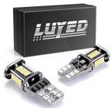 LUYED 2 X 500 Lumens Extremely Bright 3020 18-EX Chipsets 906 912 920 921 T15 Led Bulbs Used For Truck 3rd Brake Lamp Cargo Lights,Xenon White 2 packs