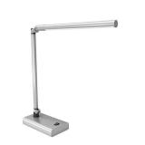 Lavish Home Contemporary LED Desk Lamp, Silver (26")