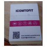 ICOMTOFIT Bluetooth Headset, Wireless Bluetooth Earpiece V5.0 Hands-Free Earphones with Built-in Mic for Driving/Business/Office, Compatible with iPhone and Android (Gray)