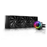 DEEPCOOL Castle 360EX, Addressable RGB AIO Liquid CPU Cooler, Anti-Leak Technology Inside, Cable Controller and 5V ADD RGB 3-Pin Motherboard Control, TR4/AM4 Supported