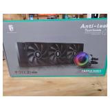DEEPCOOL Castle 360EX, Addressable RGB AIO Liquid CPU Cooler, Anti-Leak Technology Inside, Cable Controller and 5V ADD RGB 3-Pin Motherboard Control, TR4/AM4 Supported