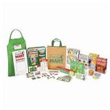 Melissa & Doug Fresh Mart Grocery Store Play Food and Role Play Companion Set
