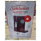 Sunbeam Premium King Sized Heating Pad with Xpress Heat Technology, Extra Large