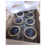 Solar Mason Jar Hanging Lights, 8 Pack 30 LEDs(Jar & Hangers Included) String Fairy Lights Glass Solar Laterns Table Lights,Great Outdoor Lamp DÃ©cor for Patio Garden Yard Deck Floor and Lawn