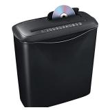 8-Sheet Strip Cut Home Paper Shredder,bonsaii CD and Credit Card Office Shredder Machine with Overheat and Overload Protection,3.5 Gallons Wastebasket,Black (S120-C)