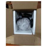 Primula Half Moon Teapot with Removable Infuser, Borosilicate Glass Tea Maker, Stainless Steel Filter, Dishwasher Safe, 40-Ounce, Black