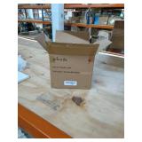 Primula Half Moon Teapot with Removable Infuser, Borosilicate Glass Tea Maker, Stainless Steel Filter, Dishwasher Safe, 40-Ounce, Black