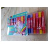 GirlZone Hair Chalk Set For Girls - 10 Piece Temporary Hair Chalks Color