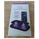 HoMedics UV Clean Phone Sanitizer, UV Light Sanitizer, Fast Germ Sanitizer for Cell Phone, Makeup Tools, Credit Cards, Keys, Glasses, Kills 99.9% of Bacteria & Viruses, Black