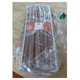 Hyoola 12 Pack Tall Metallic Taper Candles - 14 Inch Copper Metallic, Dripless, Unscented Dinner Candle - Paraffin Wax with Cotton Wicks