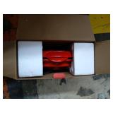 Elite Gourmet EQD-118 Non-Stick Electric, Mexican Taco Tuesday Quesadilla Maker, Easy-Slice 6-Wedge, Grilled Cheese (Red)