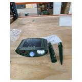 Solar Powered Notion Activated Animal Repeller
