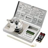 Milligram Scale with Metal Pan 50g x 0.001g, Mg Scale with Aluminium Weighing Cup, Calibration Weight and Scoop Digital Pocket Scale for Weighing Powder Medicine Supplements Pills Capsule Reloading