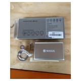 Milligram Scale with Metal Pan 50g x 0.001g, Mg Scale with Aluminium Weighing Cup, Calibration Weight and Scoop Digital Pocket Scale for Weighing Powder Medicine Supplements Pills Capsule Reloading