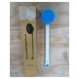 Weikin Silicone Bath Body Brush, Back Scrubber with Long Handle And 360Â°Free Rotate Soft Exfoliating Brush Head for Shower