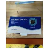 MSAAEX 50Pcs Gray Disposable Face Mask 4 Ply Protection Mouth Cover