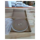 Small 9.6" / 24.5cm Microwave Glass Plate / Microwave Glass Turntable Plate Replacement - for Small Microwaves