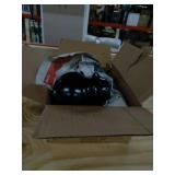 Hyever 4 Inch Solid Wood Sofa Legs Replacement Black Bun Feet for Sofa Couch Chair Table Desk Closet Cabinet Set of 4