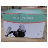 Universal Cup Holder with a Hook LANEYLI Stroller Cup Holder Bike Bottle Holder Large Caliber Designed 360 Degrees Rotation Fit for Baby Stroller, Bicycle, Wheelchair, Walker, Trolleys