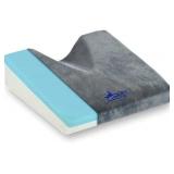 Desk Jockey Car Seat Memory Foam Wedge Tailbone Cushion - Elevate Height and Comfort While Driving with Premium Therapeutic Grade Firm Automobile Wedge Pad Pillow for Car, Truckers, and Vehicle Use