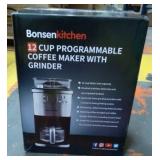 Bonsenkitchen CM8005 Coffee Maker With Burr Conical Grinder