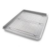 USA Pan Nonstick Extra Large Sheet Pan & Cooling Rack Set