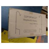 GOFORWILD Shepherd Hook 2 Pack Black, 33 inches Tall, Made of Premium Metal for Garden Decor, Plant Hanger, Lantern Hook, Solar Light Hanging