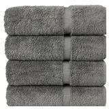 Luxury Hotel & Spa 100% Cotton Premium Turkish Bath Towels, 27" x 54