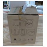 MUDEELA Planter Pot with Stand, 7.5 inches Plant Pot with Self Watering & Drainage System, Indoor Outdoor Plant Pot with Legs, Flower Planter with Water Shortage Alarm, Green