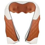 Neck Massager with Heat,Deep Kneading Back Massager,3D Massage for Back Neck Shoulder Waist and Foot, Shiatsu Electric Neck Shoulder Back Massager,Use at Home Office and Car, Christmas Gifts