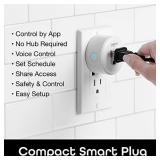 Geeni, SPOT Smart Wi-Fi Outlet Plug, Smart Home Outlets That Work with Alexa and Google Home, No Hub Required, Requires 2.4GHz Wi-Fi (2 Pack)