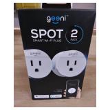 Geeni, SPOT Smart Wi-Fi Outlet Plug, Smart Home Outlets That Work with Alexa and Google Home, No Hub Required, Requires 2.4GHz Wi-Fi (2 Pack)