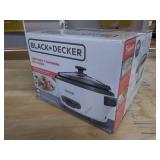 BLACK+DECKER Rice Cooker, 6-cup, White