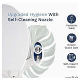 LUXE Bidet Neo 120 - Self Cleaning Nozzle - Fresh Water Non-Electric Mechanical Bidet Toilet Attachment (blue and white)