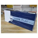 LUXE Bidet Neo 120 - Self Cleaning Nozzle - Fresh Water Non-Electric Mechanical Bidet Toilet Attachment (blue and white)