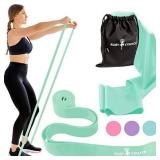 Stretch Bands for Dance and Ballet with Gift Box â Resistance Bands Set for Dancers, Ballerinas, Gymnasts and Cheers â Improve Flexibility, Strength and Split, Teal