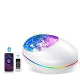 Mubarek Northern Lights Aurora Projector, 3 in 1 Night Light with White Noise, Timer, Bluetooth Speaker, Galaxy Light Skylight Space Light for Ceiling, Party Lights Room Accessories for Adults or Kids