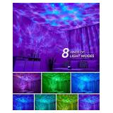 Mubarek Northern Lights Aurora Projector, 3 in 1 Night Light with White Noise, Timer, Bluetooth Speaker, Galaxy Light Skylight Space Light for Ceiling, Party Lights Room Accessories for Adults or Kids