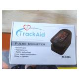 TrackAid Pulse Oximeter Portable Finger Oxygen Saturation and Pulse Rate Monitor