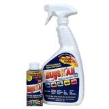 Bugsplatter N All 4oz. Concentrate Makes 2 Quarts. Multi-Surface Vehicle Cleaner / Bug Splatter and Black Streak Remover. Includes: EMPTY 1 Qt. Spray Bottle and 4oz of Concentrate