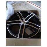 Verde Custom Wheels Protocol Black Wheel with Machined Face and Lip (17x7"/6x5")